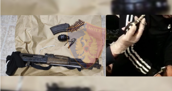 Frikë në Gjirokastër, burri i del para policisë me granatë në dorë Frikë në Gjirokastër, burri i del para policisë me granatë në dorë